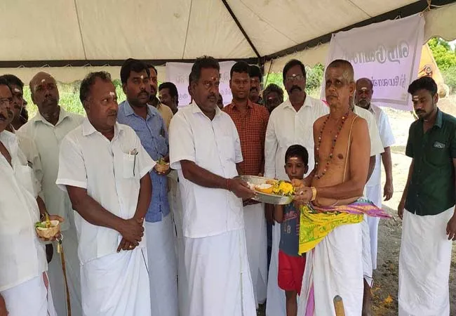 We will save rain water.  Youths who started the mission with the promise PUDUKKOTTAI
